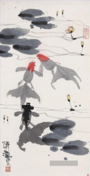Wu zuoren Teich Chinesische Malerei Ölgemälde